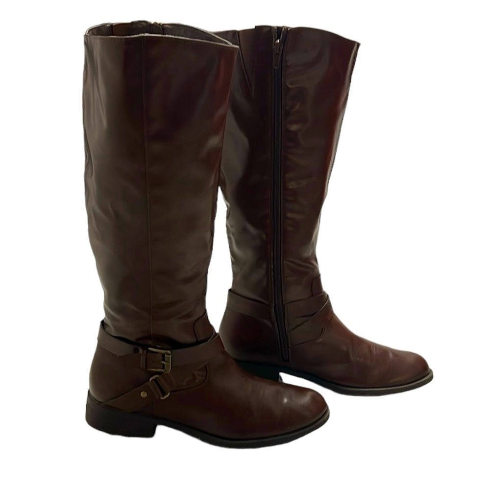 Style & Co Women's Mid Calf Brown Boots Size 9M